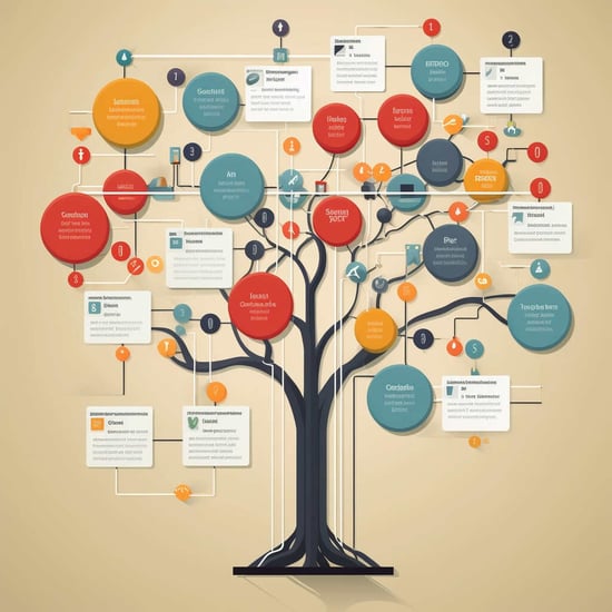 A skill tree representing relationship building