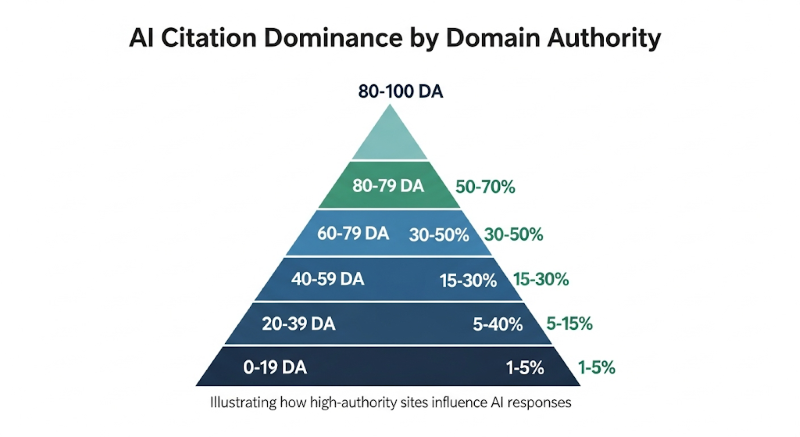 AI Citation Dominance by Domain Authority