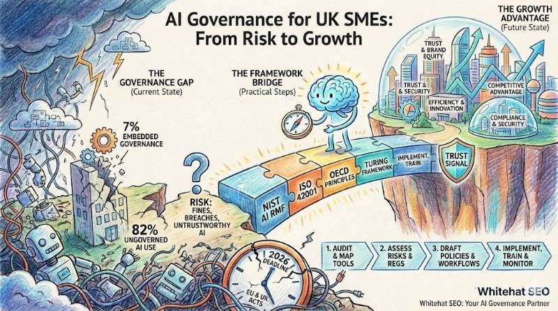 AI Governance for UK SMEs infographic