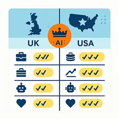 AT A GLANCE- UK VS USA MARKETING LANDSCAPE