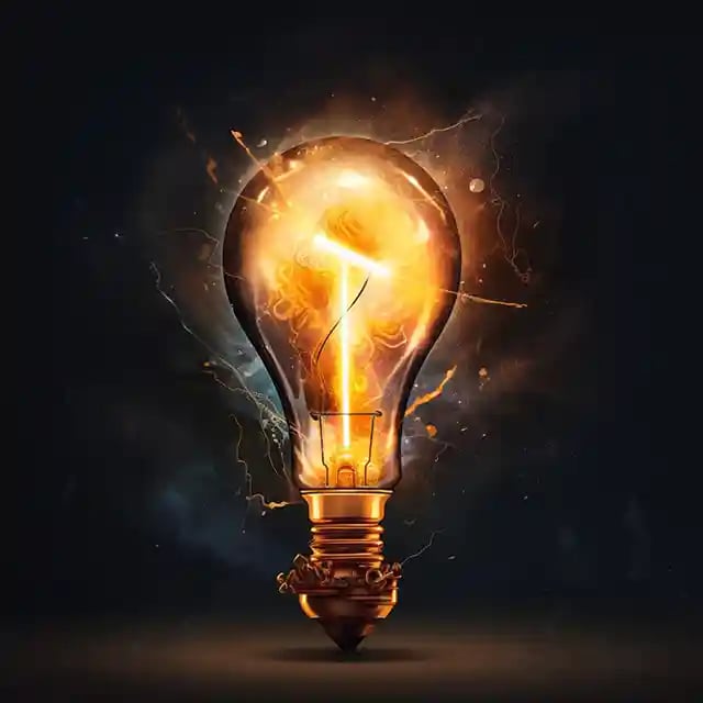 A large symbol from which various action symbols