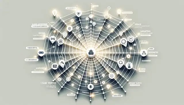 Attracting traffic to landing pages