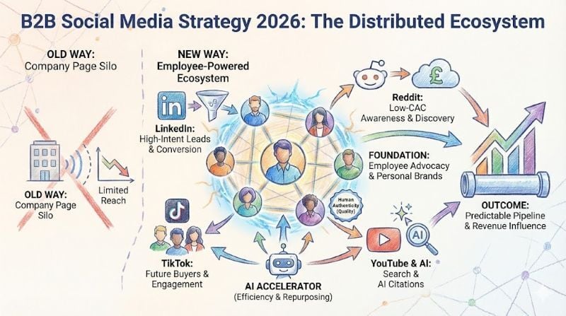 B2B Social Media Strategies for 2026
