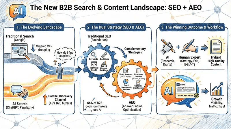 B2B-Search-Content-Landscape-SEO-AEO
