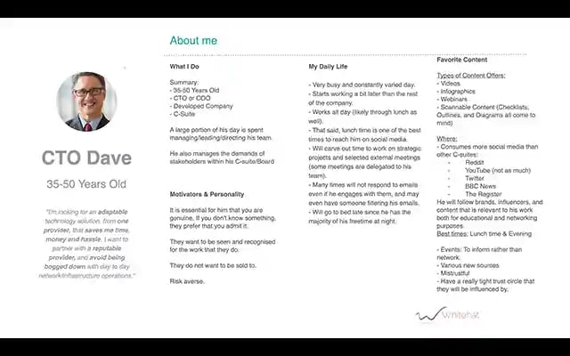 CTO Dave Persona