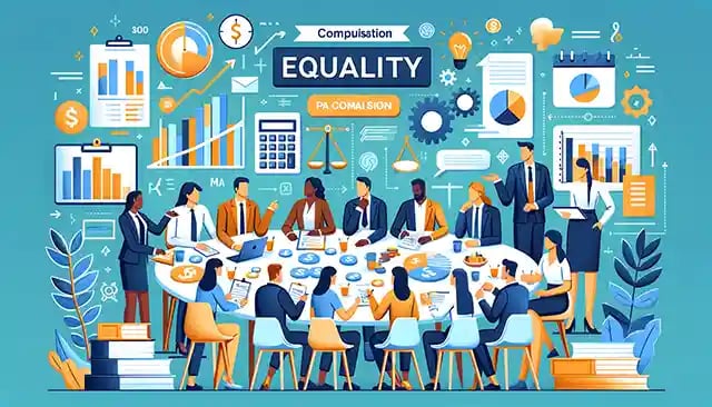 Diverse group of marketing professionals gathered around a table