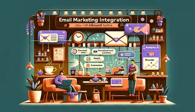 Email marketing integration with inbound tactics