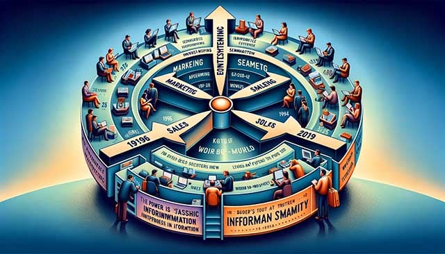 Evolution of information symmetry in sales and marketing