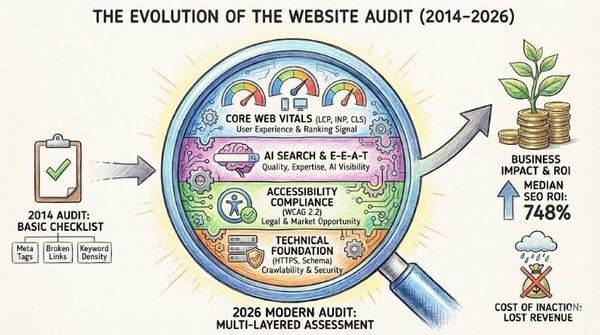 Evolution of the Website Audit