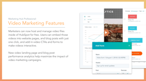 HubSpot Marketing Hub HubSpot Video