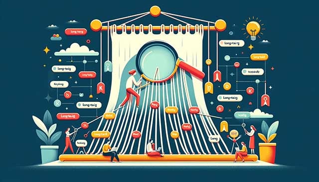 Long-tail keywords in white hat SEO