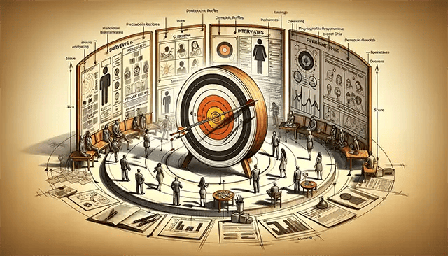 Process of conducting thorough persona research for marketing