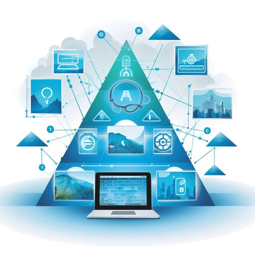 Pyramid illustrating Marslows hierarchy of needs