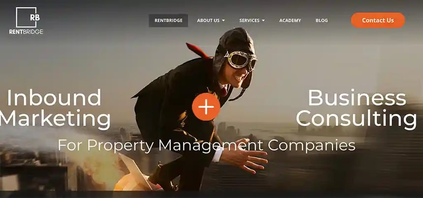 Rent Bridge Home page