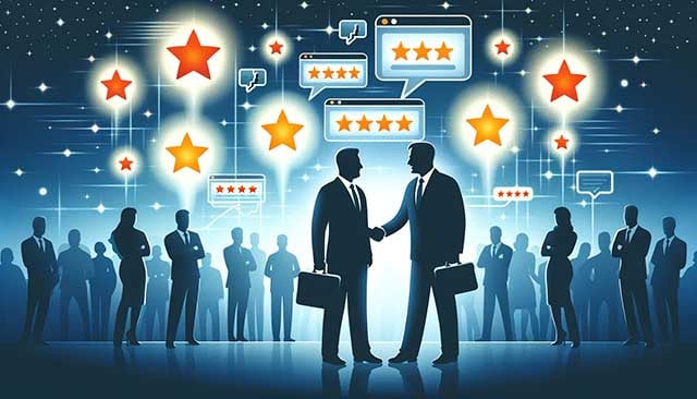 Reputation marketing in a B2B contex