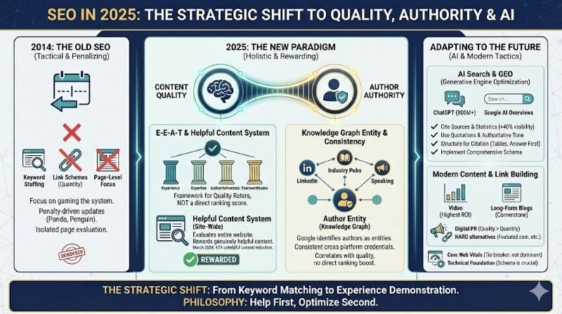 SEO in 2025 infographic