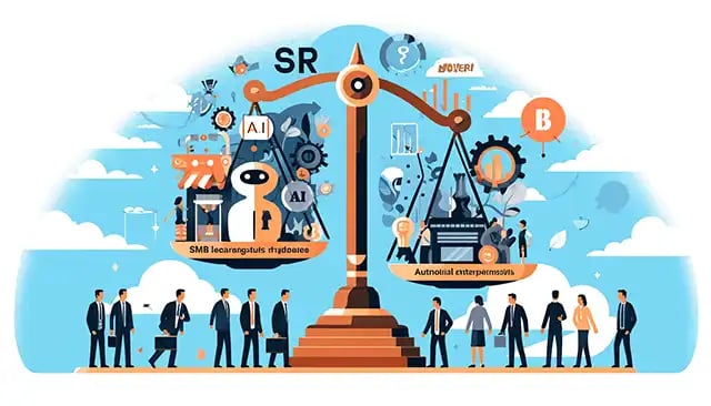 The power shift in the business landscape due to AI