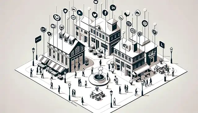 The role of social media platforms in business communication and networking