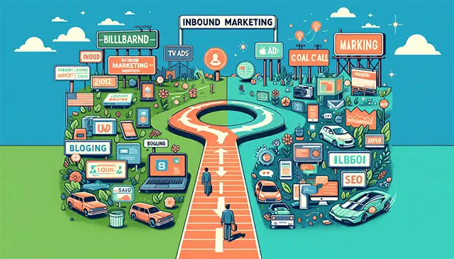 The shift from traditional outbound marketing to modern inbound marketing