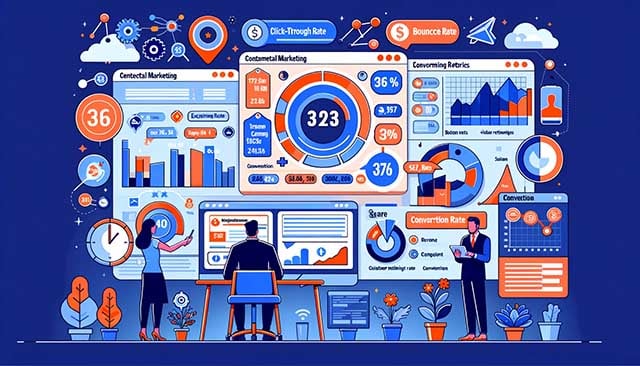 Tracking key metrics in contextual marketing