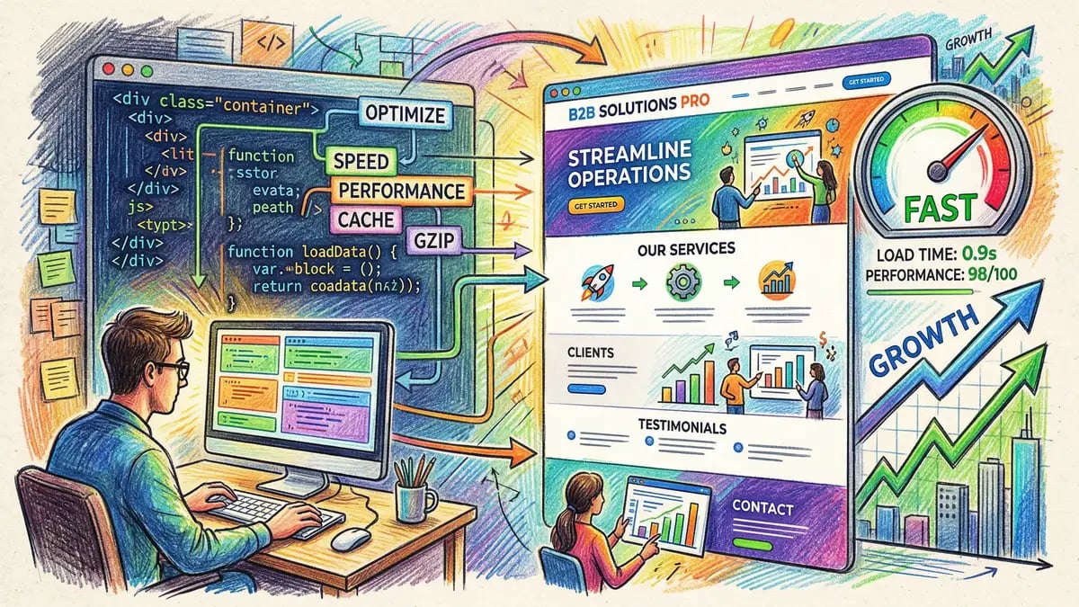 Data visualization of SEO metrics