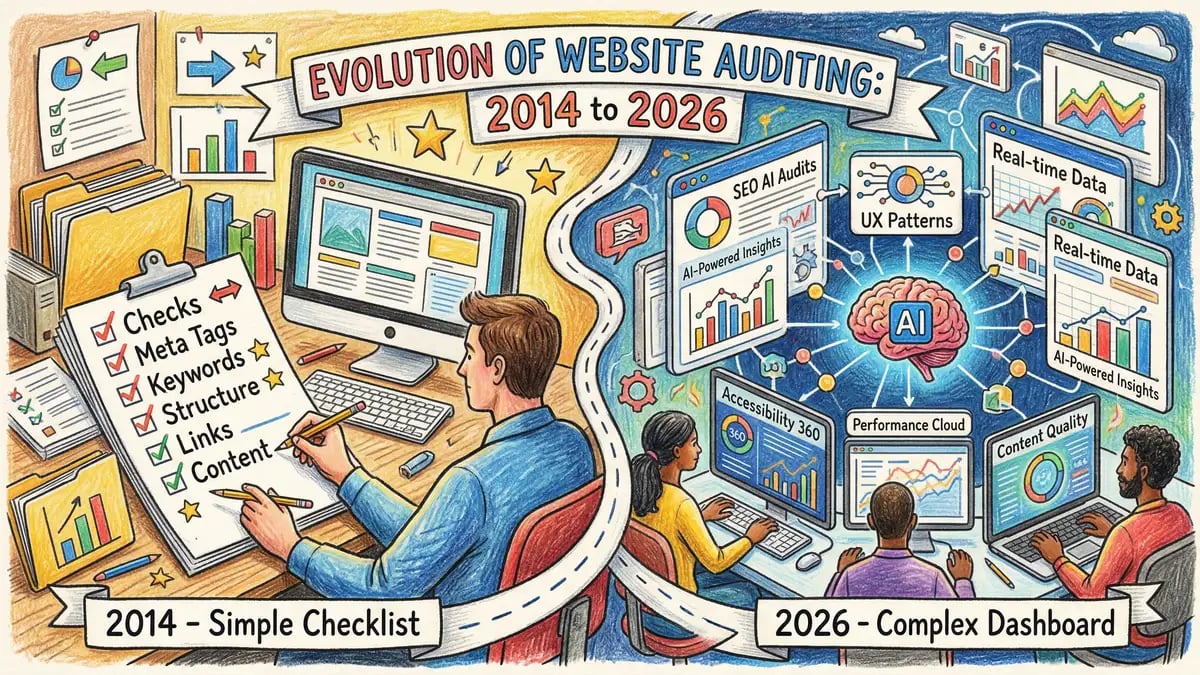 Data visualization of SEO metrics