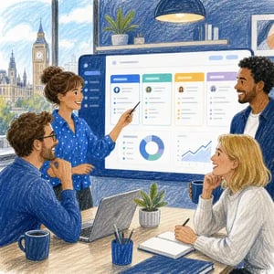 UK small-business team choosing and adopting an easy-to-use CRM