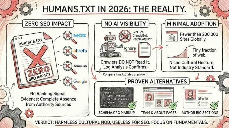 Humans txt in 2026 - The Reality