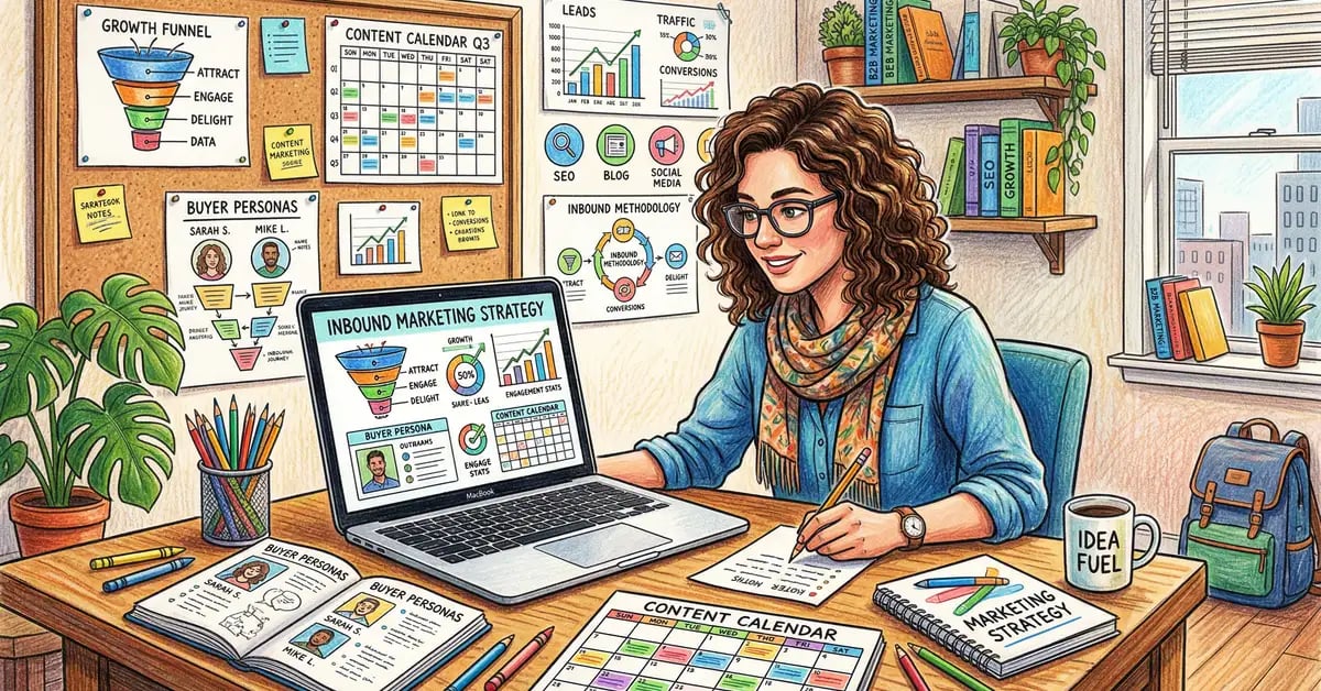 B2B marketer evaluating inbound marketing strategy and self-assessment framework