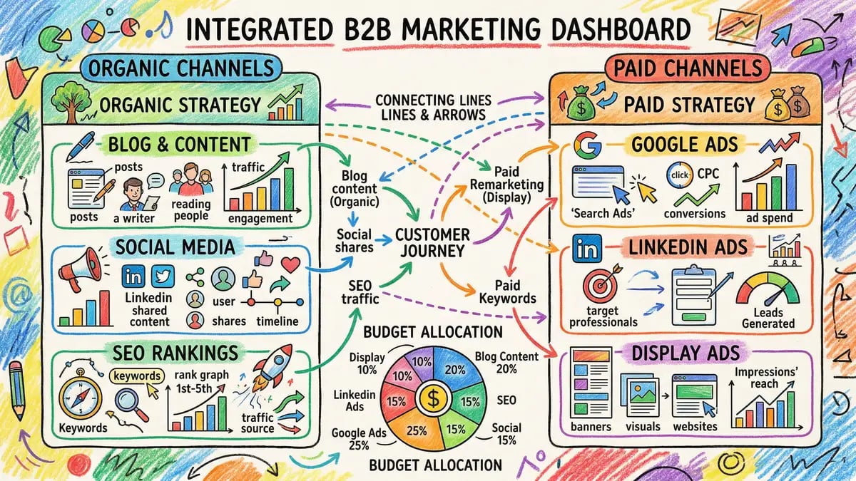 Multi-channel marketing integration visualization