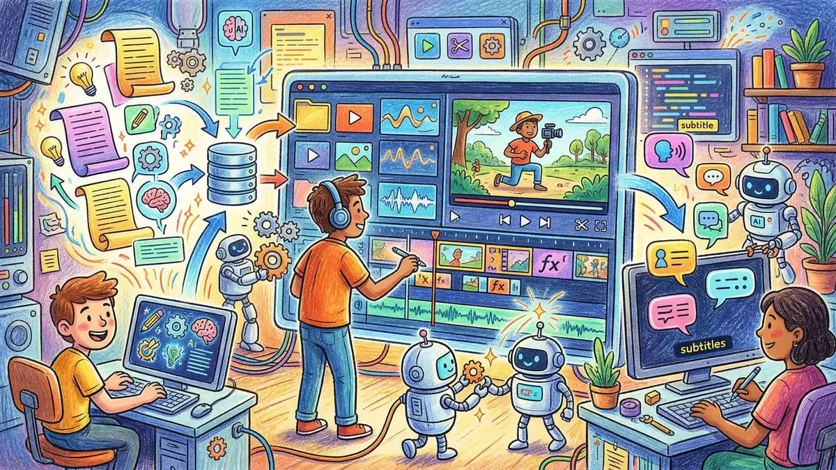 B2B video marketing AI tools landscape showing production workflow automation and cost reduction metrics for 2026