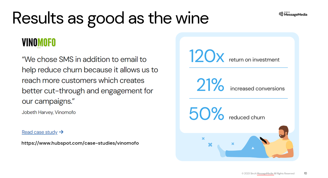 case study - using sms