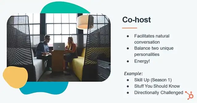 co-host podcast format