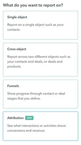 different attribution models