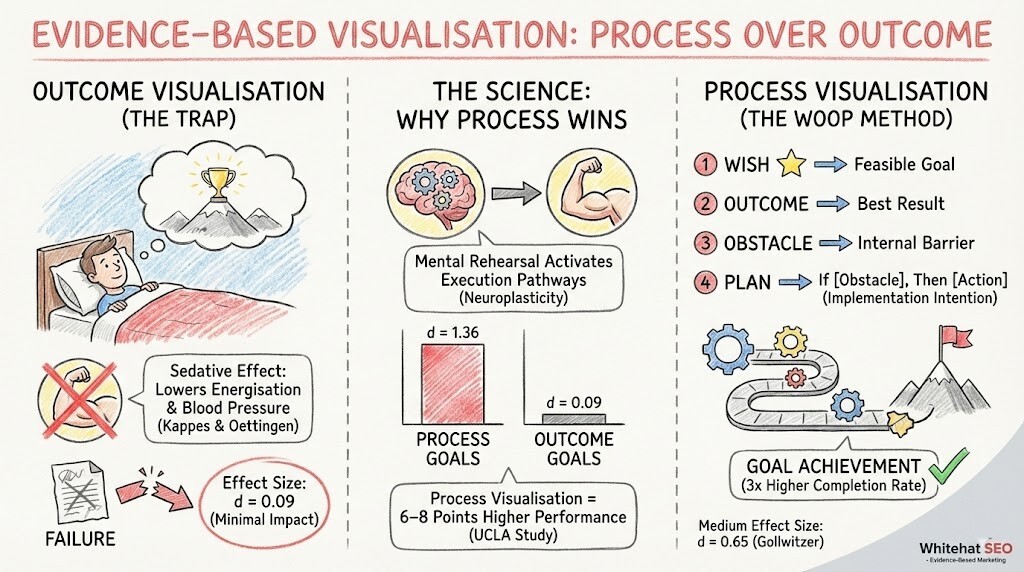 evidence-based visualisation for goal achievement