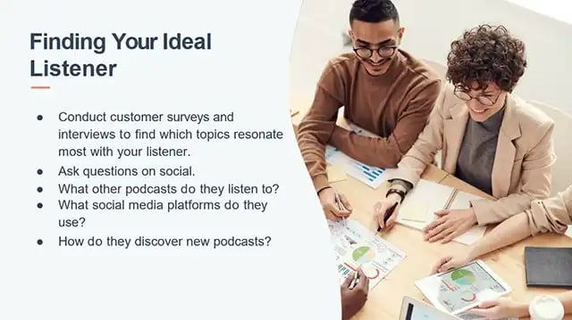 finding your ideal listener