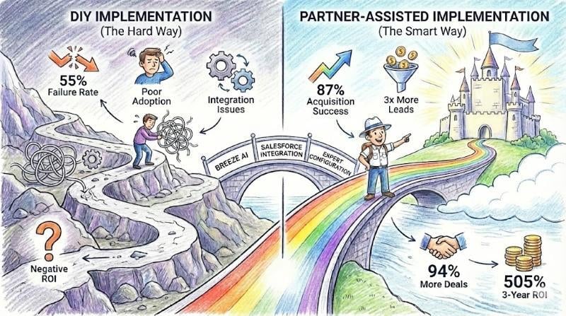 how to choose UK hubspot partner infographic