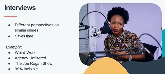 interview podcast format