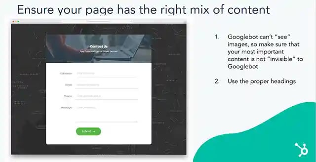 sample contact us page