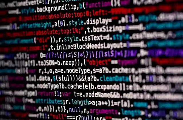 sample of a binary digital source code