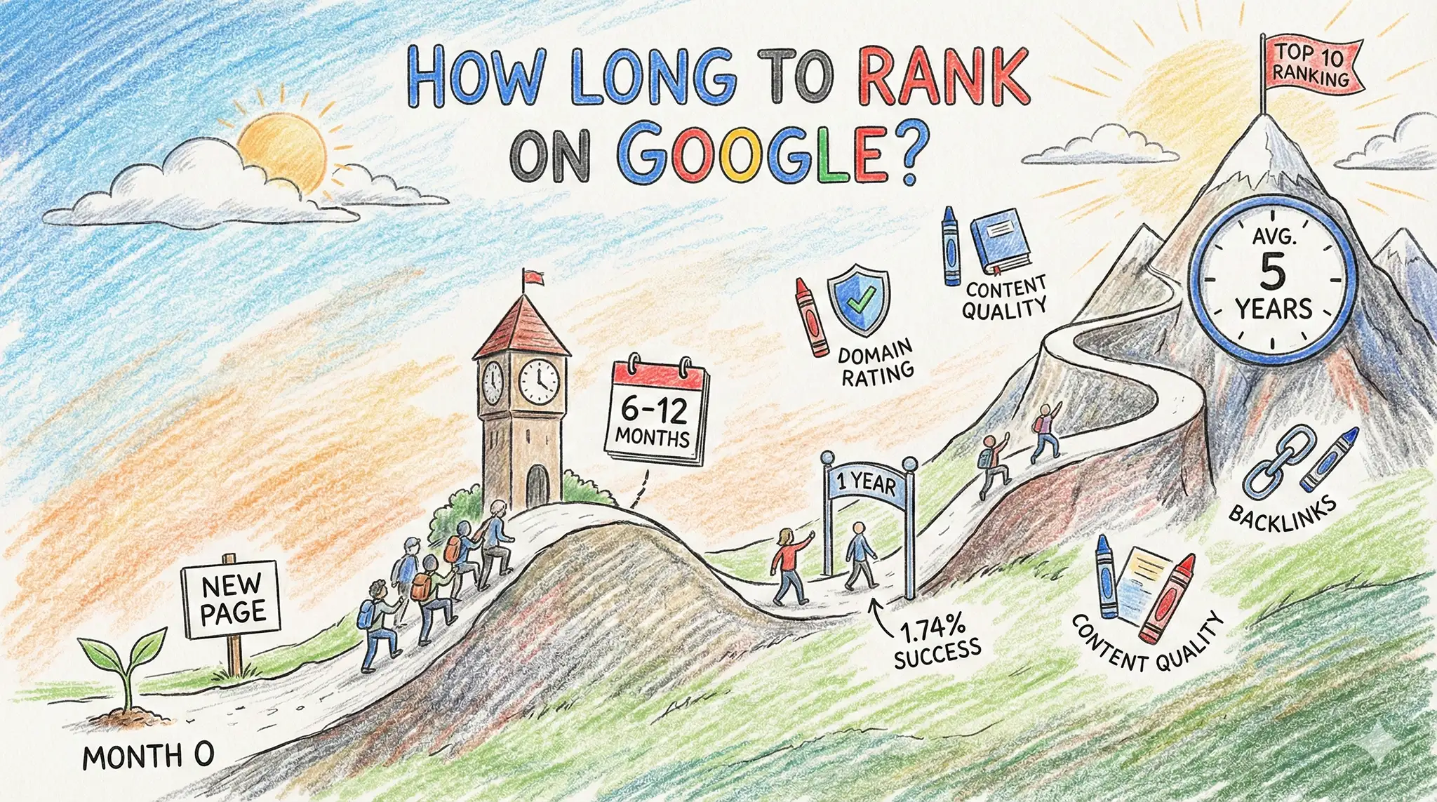How long does it take to rank on Google? 