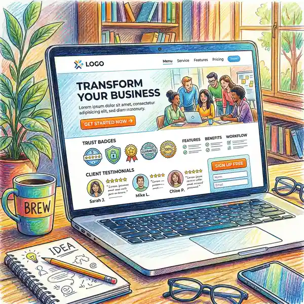 AI search audit analysis showing chatbot and SEO dashboard