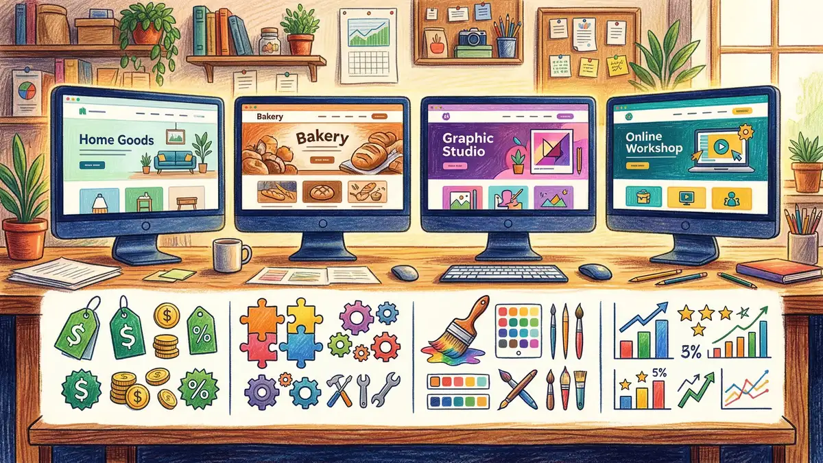 Website platform comparison showing different CMS options for UK accounting firms including WordPress, Squarespace, and specialist providers