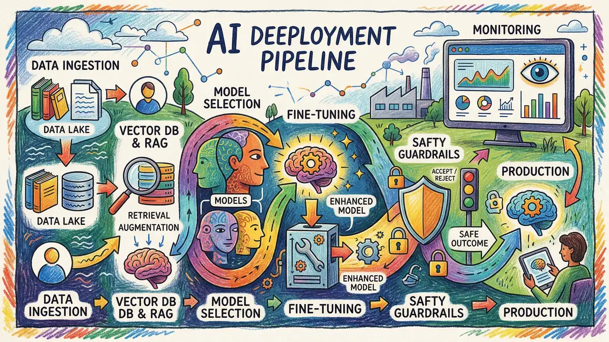 Enterprise generative AI deployment architecture