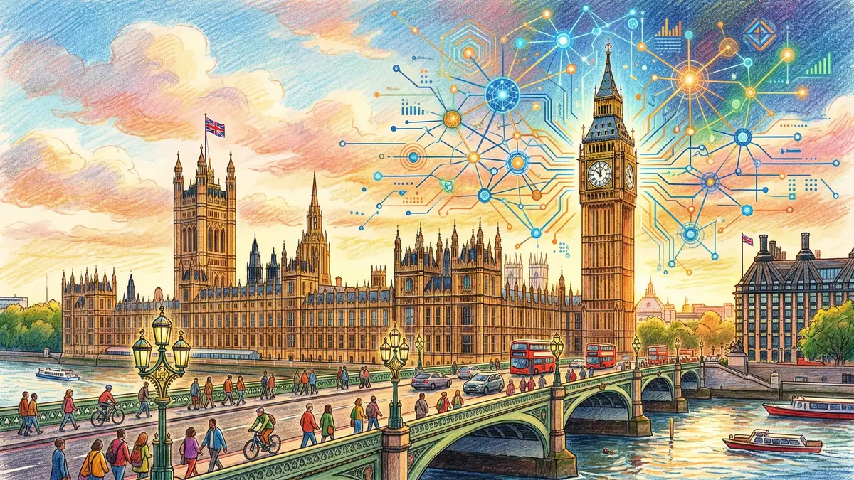 UK AI regulation landscape showing ICO CMA and EU compliance frameworks