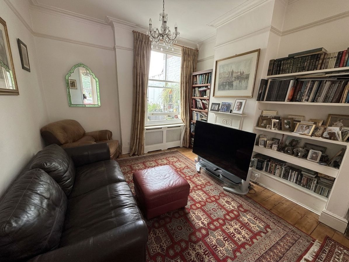 Reception sitting area (digitally staged)